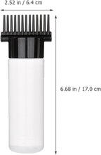 3pcs Hair Coloring Applicator Bottles with Root Comb and Graduated Scale Lightweight Portable Hair Dyeing Oil Applicator for Home and Salon Use