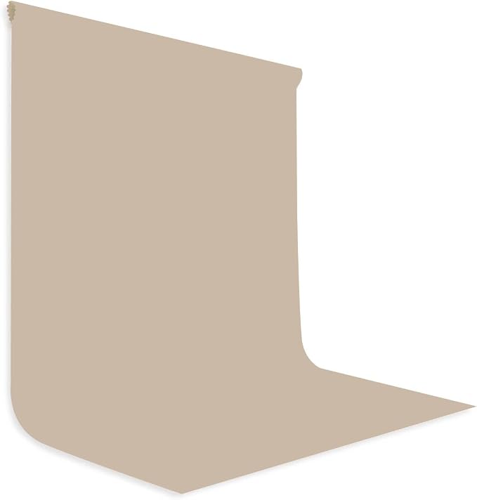 Beige Photography Backdrop for Photoshoot, Fabric 10x10ft | Polyester Studio by LYLYCTY