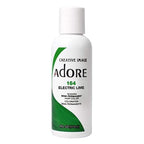 Adore Semi Permanent Hair Color (164 Electric Lime) | Vegan & Cruelty-Free Green Hair Dye | No Ammonia, No Peroxide, No Alcohol | 4 Fl Oz (Pack of 1)