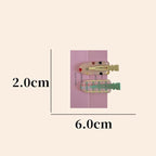 2 Pcs Cute fruit hair clip for Women Girls thick,thin hair.No Bend No Crease Hair Clips for styling sectioning hair barretters fine (Bobo sugar)