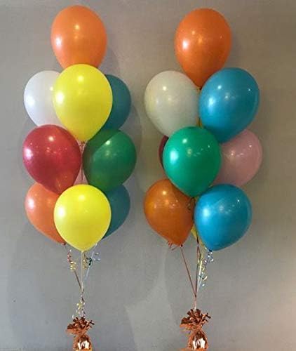 Metallic Plastic Wrapped Balloon Weights Party Decorations 12 Pcs - Image 9