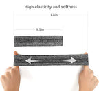 6Pack Sweat Bands Headbands for Women Workout, Women's Fashion Non Slip Headband, Moisture Wicking Sweatband for Sports Running Athletic Yoga