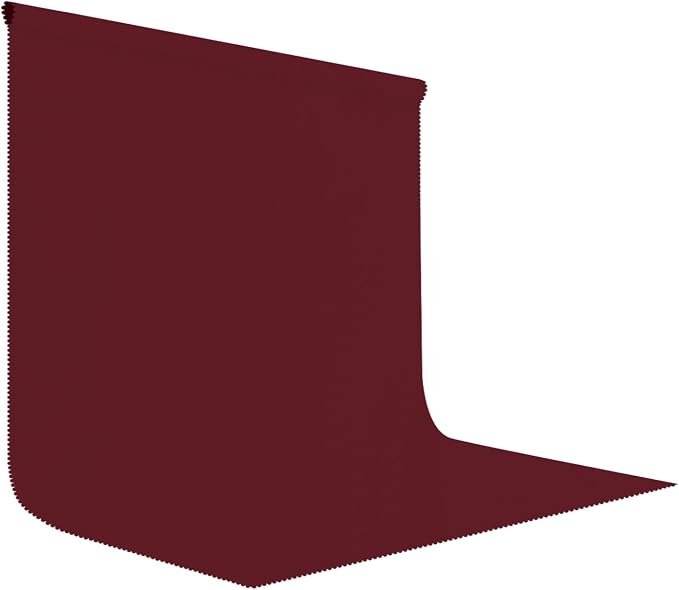 Burgundy Photography Backdrop for Photoshoot, Fabric 10x10ft | Polyester Studio by LYLYCTY
