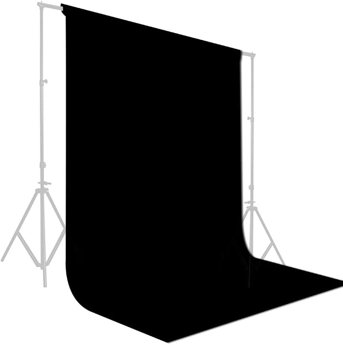 GFCC 8FTX10FT Black Backdrop Background - Image 4