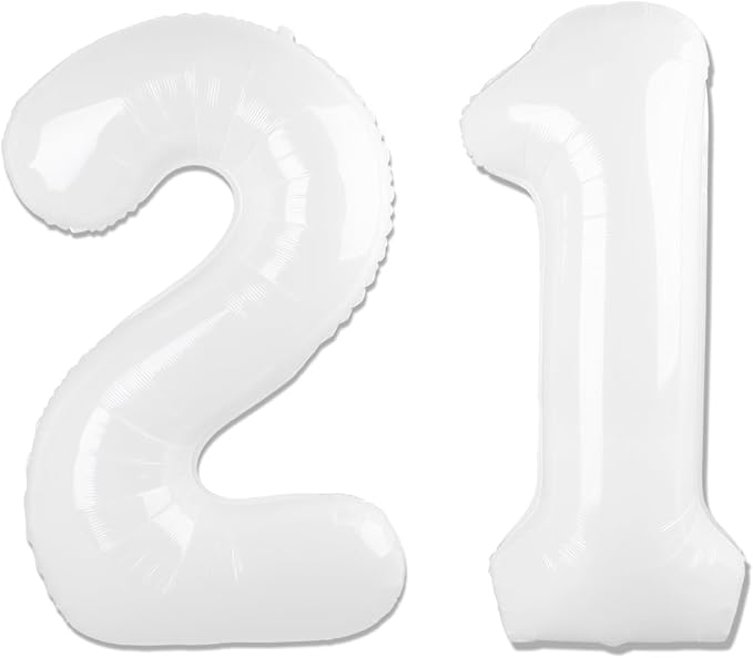 White 21 Balloon by IWERP
