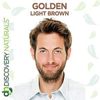 Brown Henna Hair Color For All Kit | 100% All Natural Indigo Powder Hair Dye & Beard Dye (Golden Light Brown) Organic, Herbal & Vegan Chemical & Cruelty Free Permanent Gray Coverage & Tinting