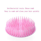 Hair Scalp Brush Dandruff Cleaning Brush Shower Scalp Shampoo Brush Scalp Massager Pack of 4(Green and Yellow)