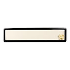 SHE'S FREE STYLE JUST FOR YOU [Chanel-style] Hair Barrettes for Women, Acetate Resin Barettes, Classic Black & White, French Hair Accessories for Thin Hair, Anti-Slip for Half-Hair (Middle,3.5 inch)