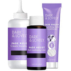 Dark and Lovely Fade Resist Rich Conditioning Color, Jet Black, 2 Count