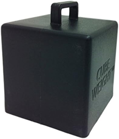 Creative Balloons™ Cube Weight – 65 g Black Balloon Weights by CreativeBalloonsManufacturing