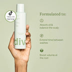 Divi Dry Shampoo Spray for Women - Formulated to Absorb Oil, Balance the Scalp and Extend Time Between Washes - Free of Benzene, Butane, Propane and Talc, 5.3oz (2 Pack)