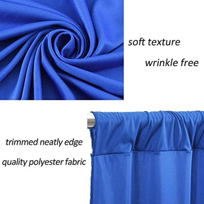 AK TRADING CO. 10 feet x 10 feet Polyester Backdrop Drapes Curtains Panels - Image 8