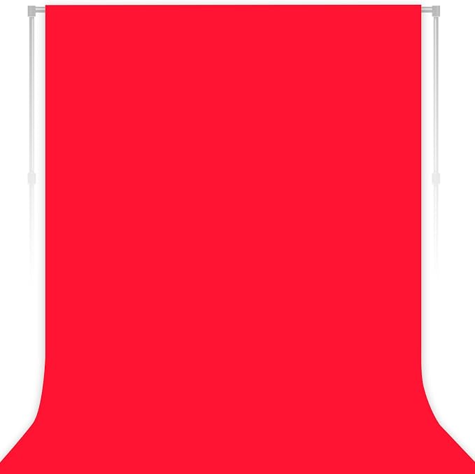 Red Photography Backdrop for Photoshoot, 10x20 FT | Versatile Studio Photo by LYLYCTY