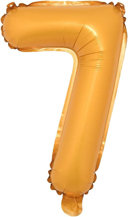 16" inch Single Orange Alphabet Letter Number Balloons Aluminum Hanging Foil by RUIANSI