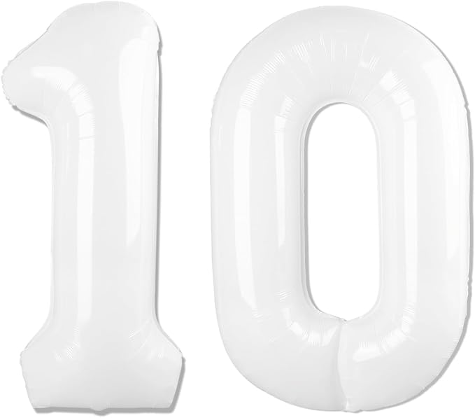 White 10 Balloon by IWERP