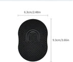 Pocket Palm Combs Soft Portable Shampoo Pocket Combs Massager Hair Brush Comb Black Scalp Massager Brush Comb 12 PCS