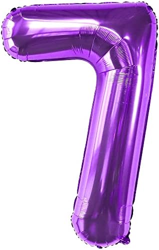 KatchOn, Giant Purpule Number 7 Balloon - Image 9