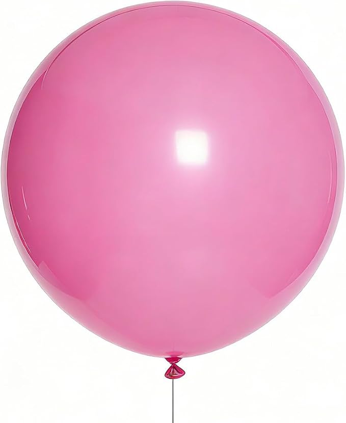 Pink Balloons Pink Birthday Decorations 10 Pack 36 inch Round Gender Reveal by BOMSI