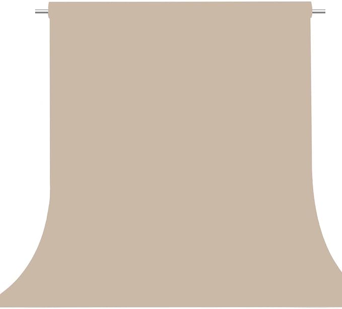Beige Photography Backdrop for Photoshoot, Fabric 10x20ft | Versatile Studio by TERSUM