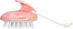 Shampoo Massager Brush, Scalp Massager and Exfoliator Features Soft Bristles to Aid in Dandruff Relief, Increase Circulation, Stimulate Hair Growth for Healthy Looking Hair (Pink Marble)