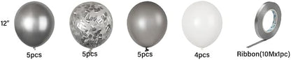Balloonify 12 Inch Confetti Balloons, 19 Party Balloons - Image 8
