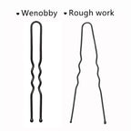 U Shaped Hair Pins for Buns, 100 PCS 2.8" Hair Pins for Women Hair Styling with Thick Hair