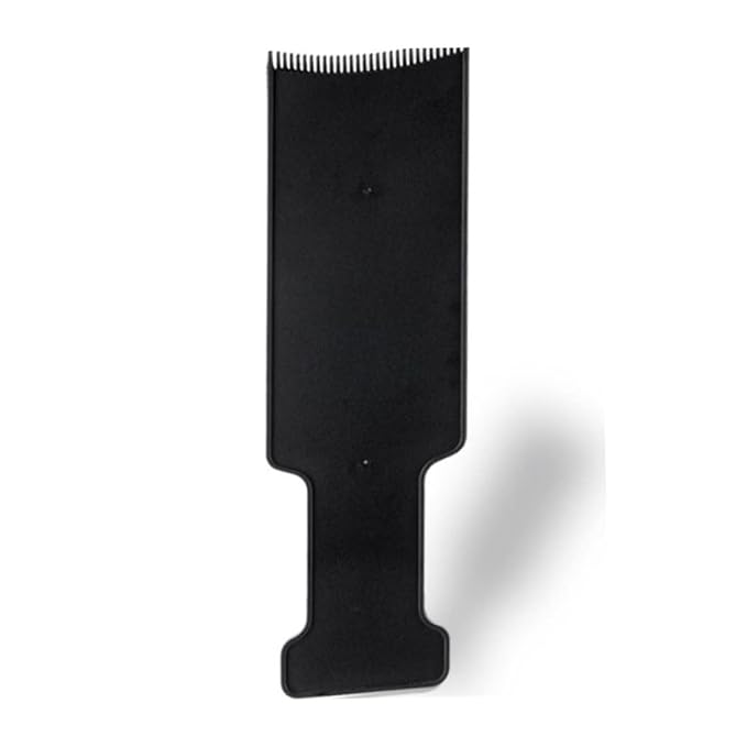Hair Sectioning Board Dyeing Board Comb Hair Coloring Kit Barber Flat Top Paddle Comb Hairdressing Tools Black (L).