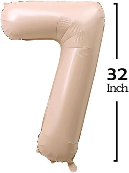 Caramel 2027 Foil Number Balloons - Image 4