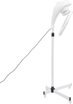 Professional Stand Hair Dryer 950W, Infrared 360° Rotating Hair Color Processor with Adjustable Height & Timer, for Perm Styling Dyeing Oil Treatment, Salon Home Use, White(White)