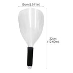 3PCS Barber Salon Face Shield,Clear Plastic Hairdressing Haircut Face Mask,Reusable Hairspray Shield Hairspray Face Shield with Sponge Handle for Hairdressing Makeup(Transparent,size:12.60 x 5.91inch)