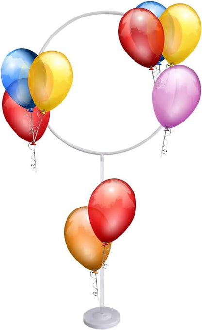 Vctitil 64 Inches Height Circle Balloon Arch Frame Stand Kit Round Balloon - Image 4