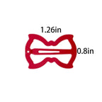 ECADY 100-Piece Metal Snap Hair Clips for Girls, Toddlers, and Kids, Hair Bow Barrettes Perfect for Fine Hair, Thick Hair, and More - Featuring Fun Bow Designs