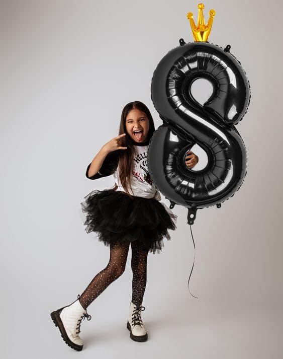 Black 8 Balloon - Image 2