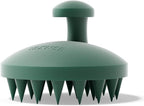 SXNSE - Revive Silicone Scalp Massager, Forest - Manual Hair & Scalp Scrubber for Dandruff, Buildup, Itch, & Hair Growth - Soft Exfoliating Silicone Bristles for Wet & Dry Hair, Flake-Free Finish