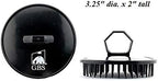 G.B.S Head Shampoo Scalp Massager Brush and Soft Palm Pocket Comb for All Hair Types, Pack of 3 (1 Black and 2 Gray) Made in U.S.A