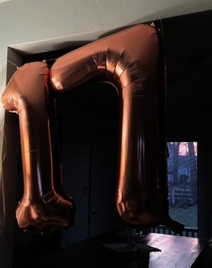 Dark Brown Number 1 Balloon 40 inch, 1st Birthday Party Balloons Decorations | - Image 4