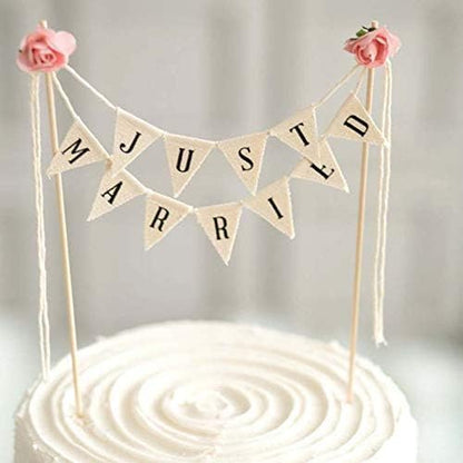 Wedding Cake Topper Ivory Durable Cotton Wood Pole - Image 5