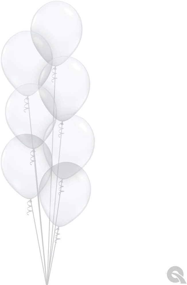 Qualatex 11" Diamond Clear Latex Balloons by Pioneer Balloon Company - Image 4