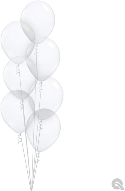Qualatex 11" Diamond Clear Latex Balloons by Pioneer Balloon Company - Image 4
