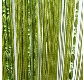 ave split 100cmX200cm Decorative Door String Curtain Beads Wall Panel Fringe - Image 2
