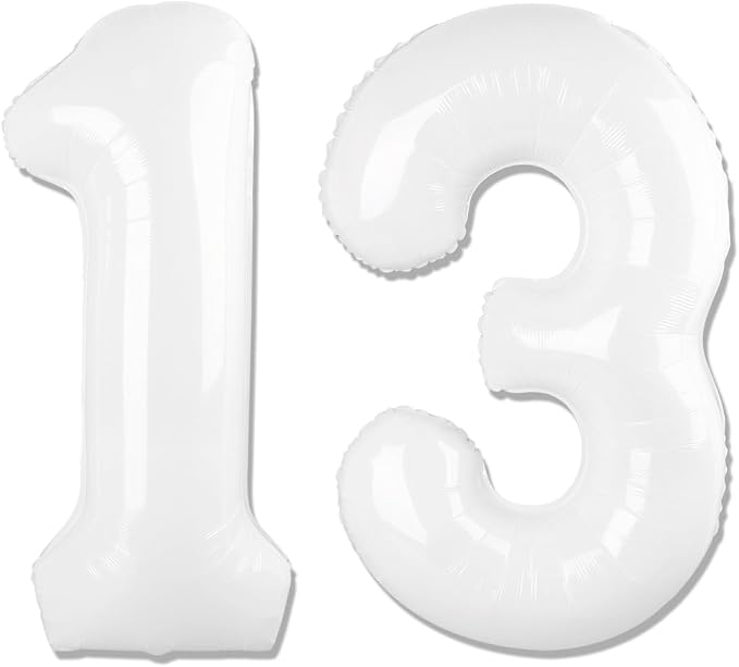 White 13 Balloon by IWERP