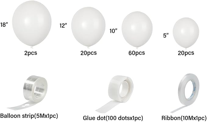 Restaurantware-Balloonify Balloon Garland Set, 1 Party Decoration Kit - Image 10