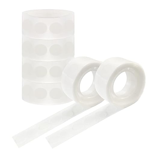 HANWER 600 PCS Glue Points Double Sided, Balloon Glue Removable Point Sticker by HANWER