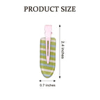 2 Pcs Cute fruit hair clip for Women Girls thick,thin hair.No Bend No Crease Hair Clips for styling sectioning hair barretters fine (Sea salt avocado)