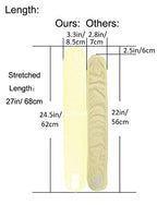 EUICAE Hair Wrap Headband, 6 Pack Non-slip Stretchable Washable Makeup Headband for Face Wash Facial Treatment Sport Fits All (Yellow, Yellow)