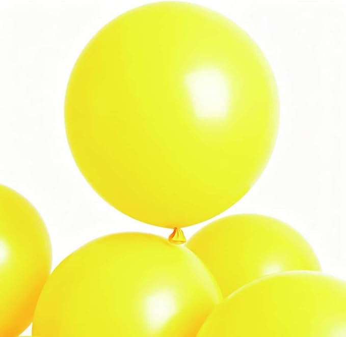 30 Pack Yellow Balloons 36 inch Yellow Latex Large Balloons by ZWZLIULIAN