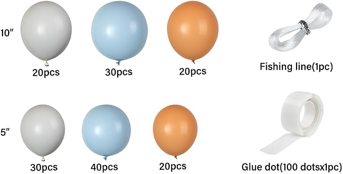Restaurantware-Balloonify Balloon Garland Set, 1 Party Decoration Kit - Image 8