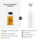 Nova Bloom Brillares Onion & Bakuchiol Hair Oil Shots | Nourishing Scalp Treatment for Stronger Hair | Helps Reduce Hair Breakage & Improve Texture | Lightweight, Non-Greasy Formula | For Men & Women