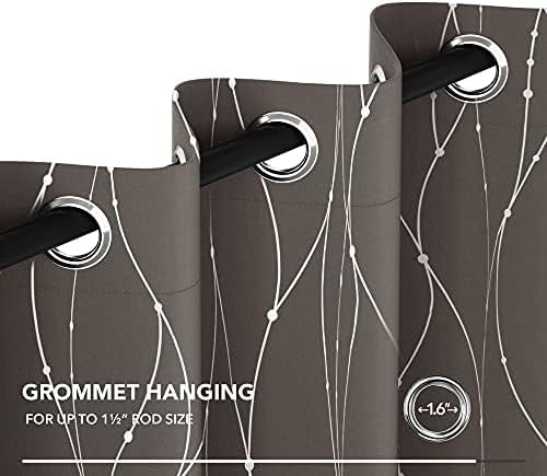 Deconovo Blackout Curtains for Bedroom and Living Room, 72 Inch Length - Image 7