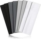 8PCS Summer-Exclusive Non Slip Sports Elastic Soft Running Fashion Headbands Absorb Sweat for Women & Men Working Out, Travel